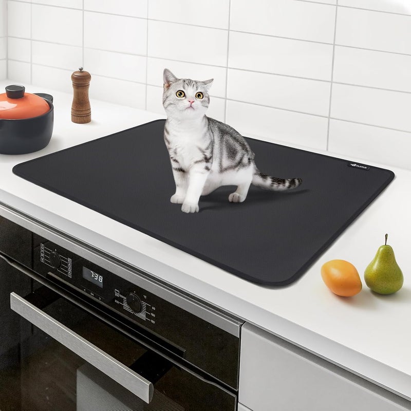 FLASLD StoveTop Cover, Heat Resistant Stove Top Covers for Electric Stove Protector, Fireproof & Waterproof Heat Resistant Grill Table Mat, Under Blackstone Griddle BBQ Mat (21×29.5 inch) - Image 3